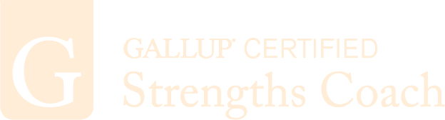 Odznak certifikované koučky silných stránek Gallup